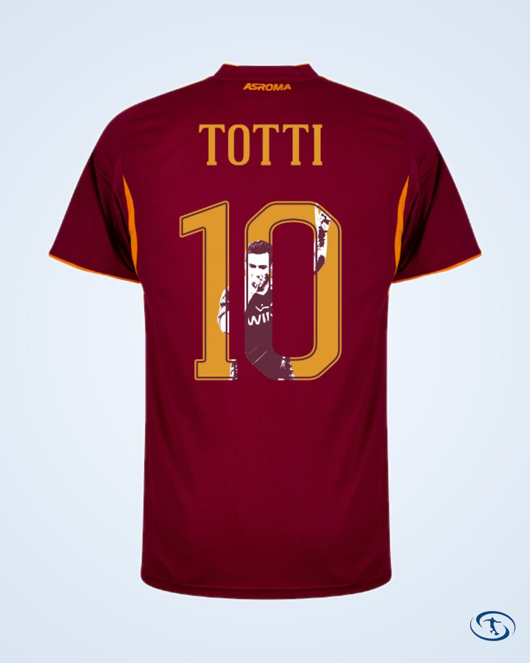 AS Roma Home Totti 10 Shirt 2025-2026 (Gallery Style) - Men's