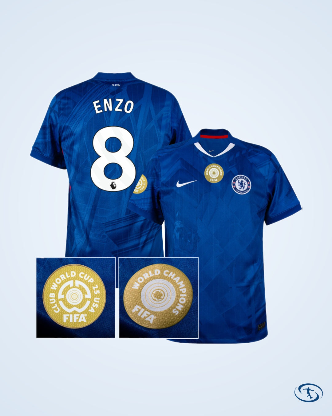 Chelsea Home Enzo 8 Shirt 2025-2026 (Premier League) - Men's