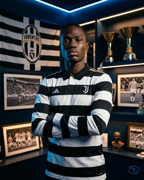 Camisa Juventus Fourth 2025/26 Torcedor Adidas Masculino - Preto e Branco - Side View | Sant Sport