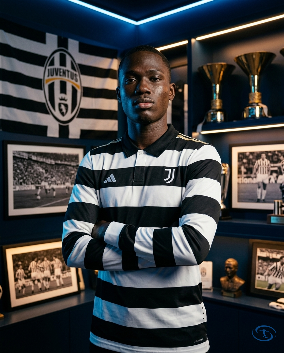 Camisa Juventus Fourth 2025/26 Torcedor Adidas Masculino - Preto e Branco - Side View | Sant Sport