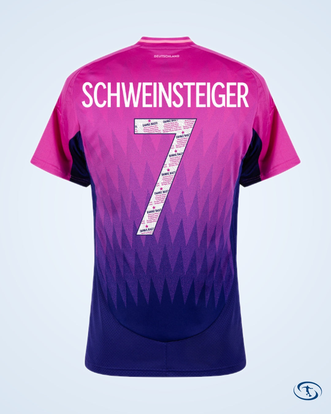 Germany Away Player Number Shirt 2024-2025 (Danke Bastian Printing) - Men's