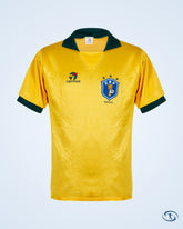 Topper Brazil 1988-1990 Home Shirt S/S - Size XL - Men's