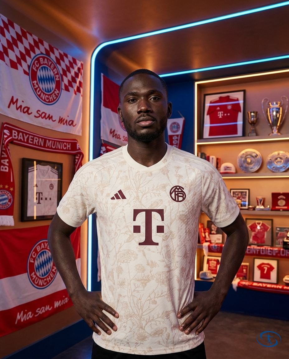 Camisa Bayern de Munique Third 23/24 Torcedor Adidas Masculina - Off White - Front View | Sant Sport