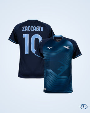 Mizuno Lazio 3rd Zaccagni 10 Shirt 2025-2026 (Official Printing) - Men's