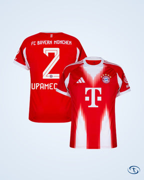 Bayern Munich Home Player Number Shirt 2025-2026 (Official Printing) - Men's