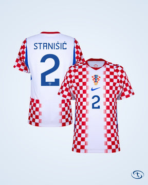 Croatia Home Player Number Shirt 2026 (Player Version) - Men's