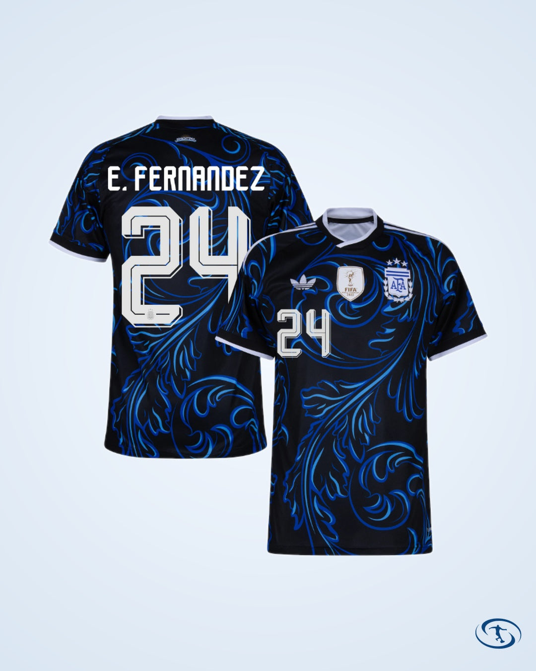Argentina Away Player Number Shirt 2026-2027 (Official Printing) - Men's