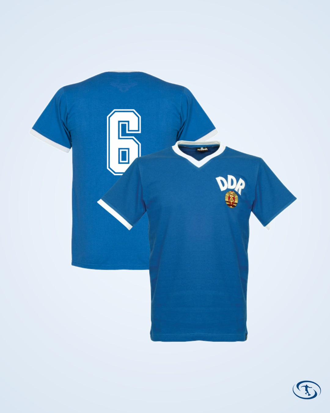 DDR Home Retro Number Shirt World Cup 1974 (Retro Printing)