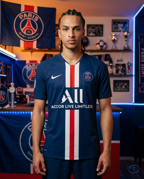Camisa PSG Retrô 18/19 Home Jordan Masculina - Azul - Front View | Sant Sport