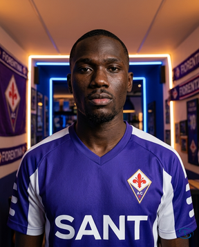 Short Fiorentina Retrô 1999/00 - Fila Masculino - Azul - Badge Close-Up | Sant Sport