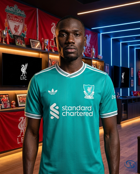 Camisa Liverpool Third 25/26 Jogador Adidas Masculino - Verde - Front View | Sant Sport