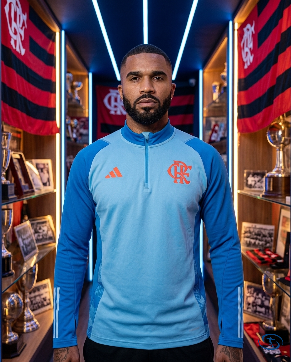 do Flamengo Training Kit 25/26 - Adidas - Blue - Front View | Sant Sport