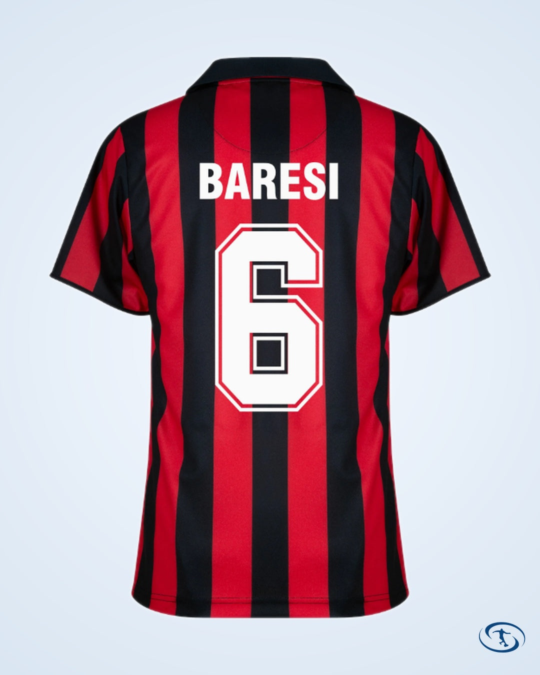 AC Milan Retro Home Palyer Number Shirt 1987-1988 (Retro Flex Printing)