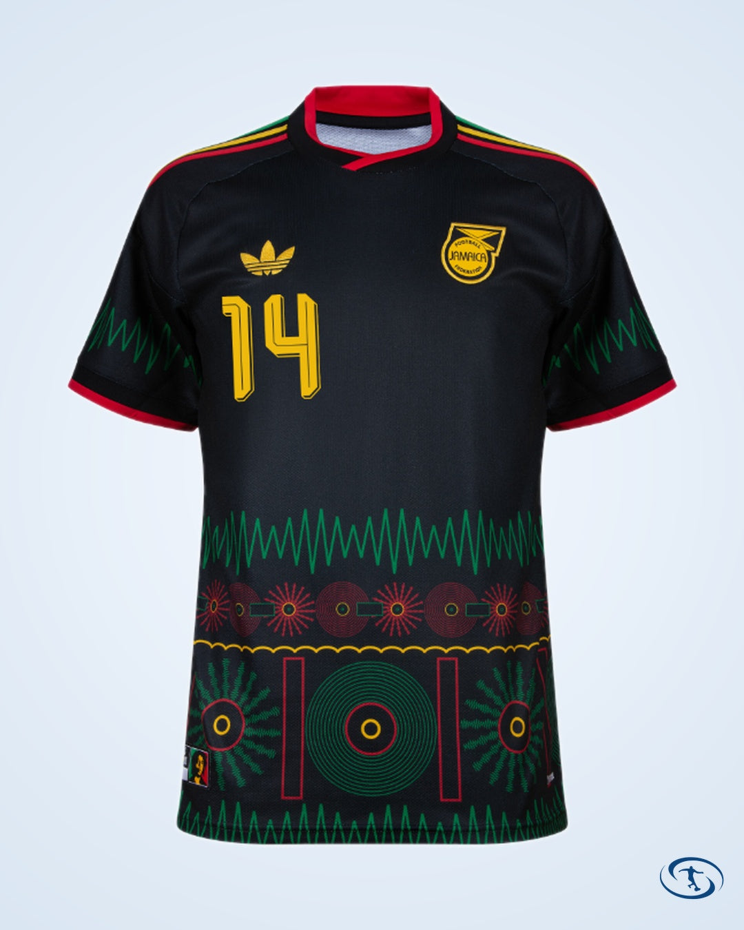 Jamaica Away Richards 14 Shirt 2026-2027 (Official Printing) - Men's | Sant Sport
