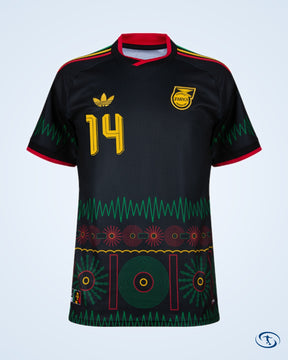 Jamaica Away Richards 14 Shirt 2026-2027 (Official Printing) - Men's | Sant Sport