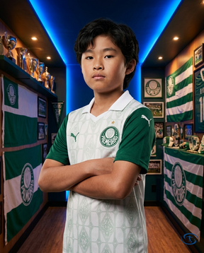 Palmeiras Kids Kit 2025/26 - White - Side View | Sant Sport