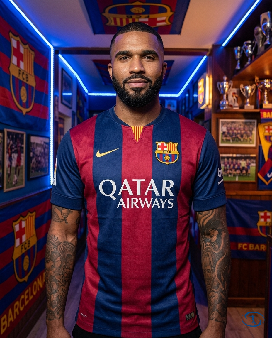 Camisa Barcelona Retrô 2014/2015 Torcedor Nike Masculina - Front View | Sant Sport
