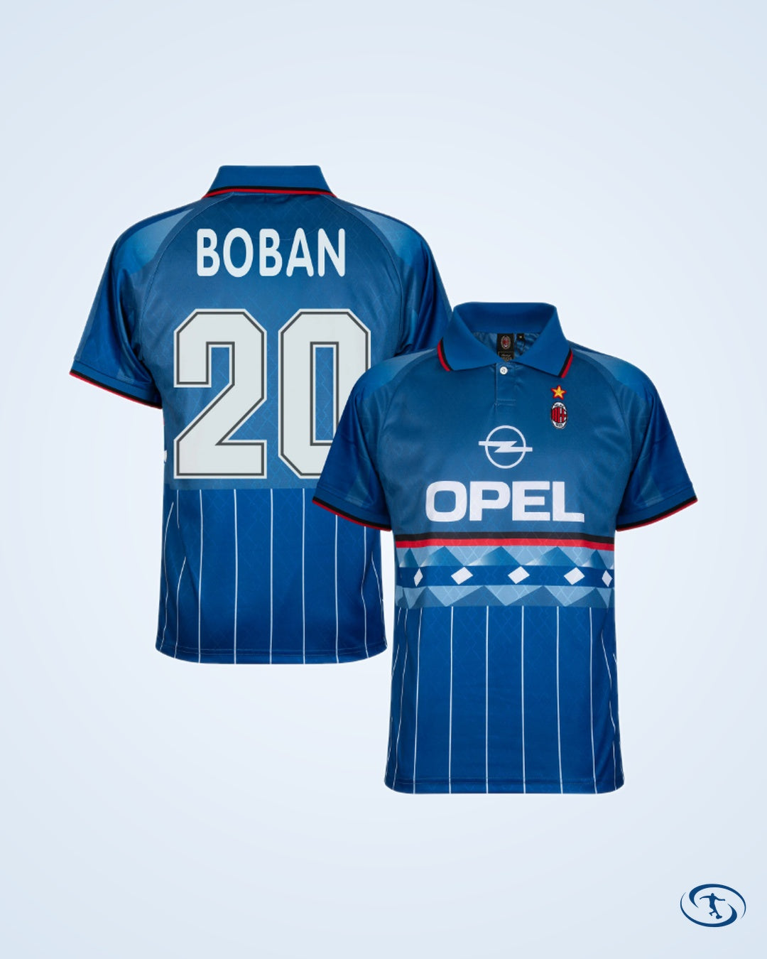 AC Milan Retro 4th Shirt 1995-1996 (Retro Flex Printing)