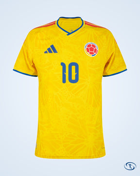Colombia Authentic Home James 10 Shirt 2026-2027 (Official Printing) - Men's | Sant Sport