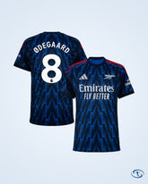 Arsenal Away Player Number Shirt 2025-2026 (Player Version) - Men's