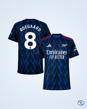 Arsenal Away Player Number Shirt 2025-2026 (Player Version) - Men's