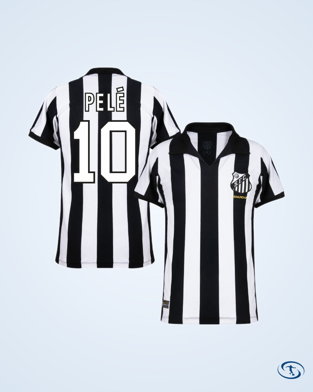 Santos Retro Away Pelé 10 Shirt 1963 (Retro Flock Printing) - Men's