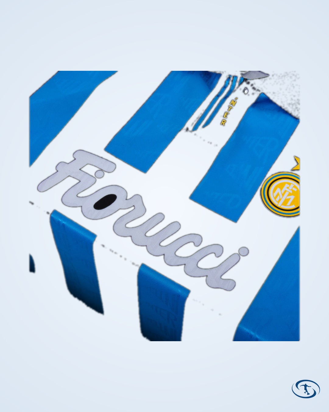 Inter Milan Home No.10 (Bergkamp) Retro Shirt 1993-1994 (Retro Flock Printing) - Men's