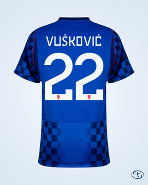 Croatia Away Player Number Shirt 2026 (Player Version) - Men's