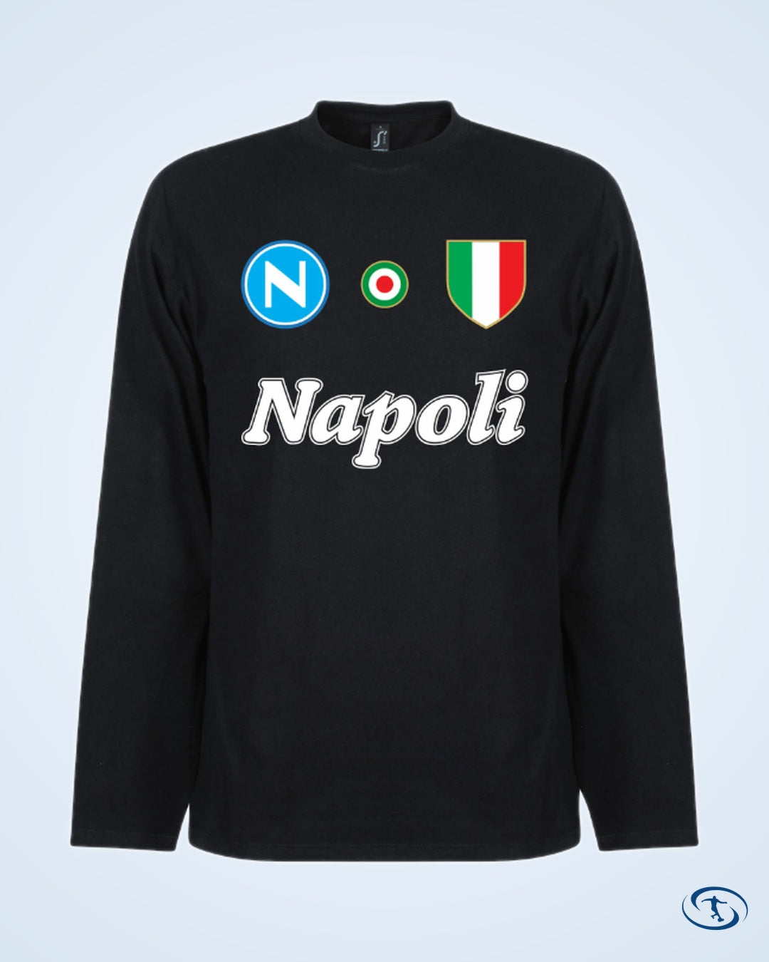 Napoli Maradona 10 Team L/S T-shirt - Black - Men's | Sant Sport