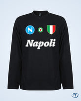 Napoli Maradona 10 Team L/S T-shirt - Black - Men's | Sant Sport