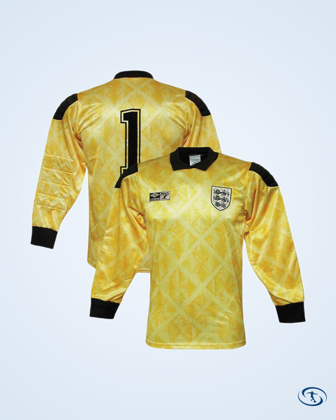 England 1990-1991 Home Goalkeeper Shirt - Size S - Men's