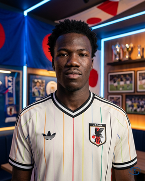 Camisa Japão Away 2026/27 Jogador Adidas Masculino - Branco - Badge Close-Up | Sant Sport
