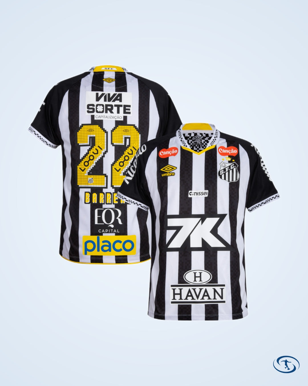 Club Santos Away Shirt - Fun Version Men's