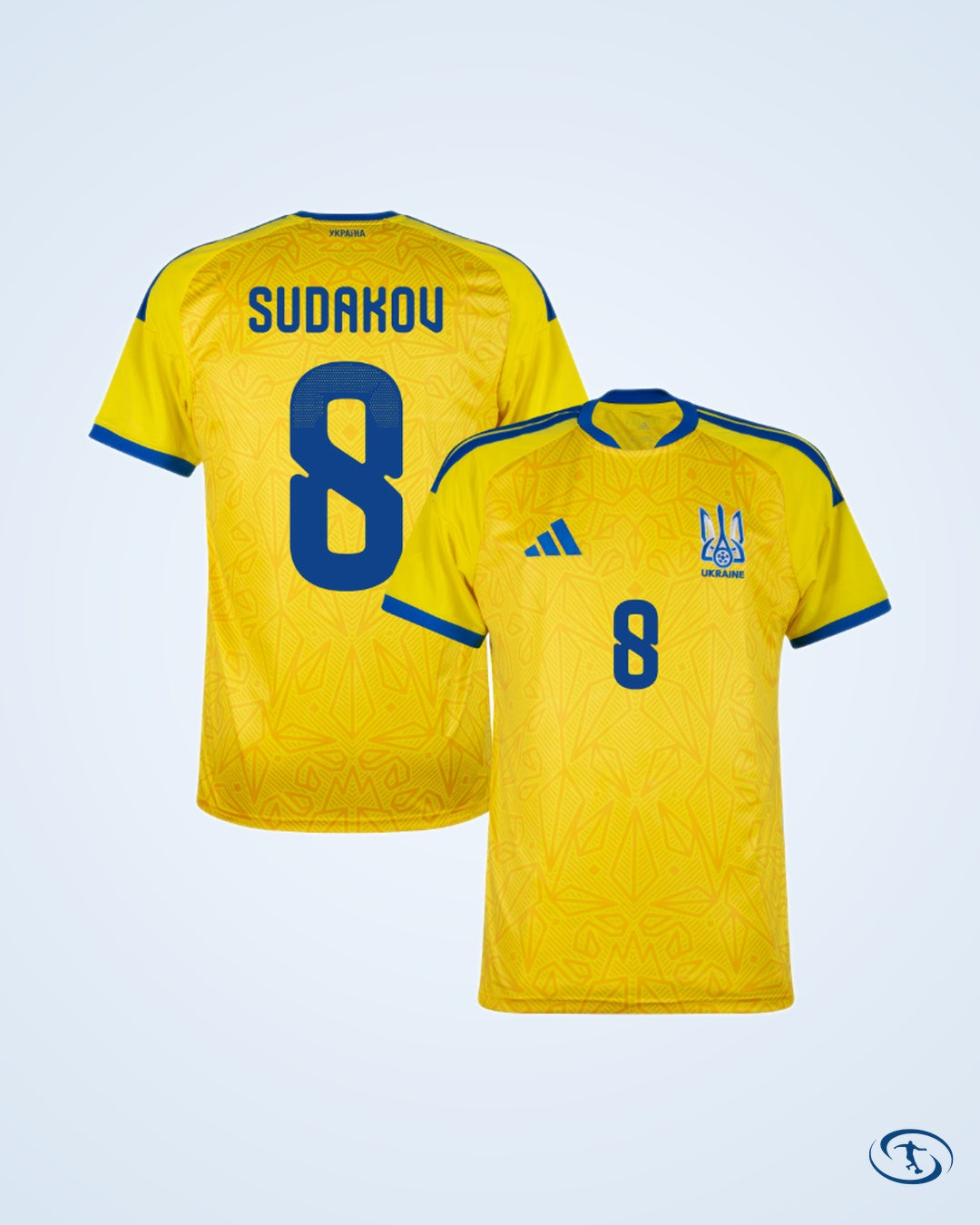 Ukraine Home Player Number Shirt 2026-2027 (Official Printing) - Men's