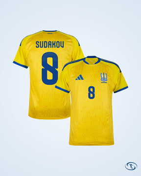 Ukraine Home Player Number Shirt 2026-2027 (Official Printing) - Men's