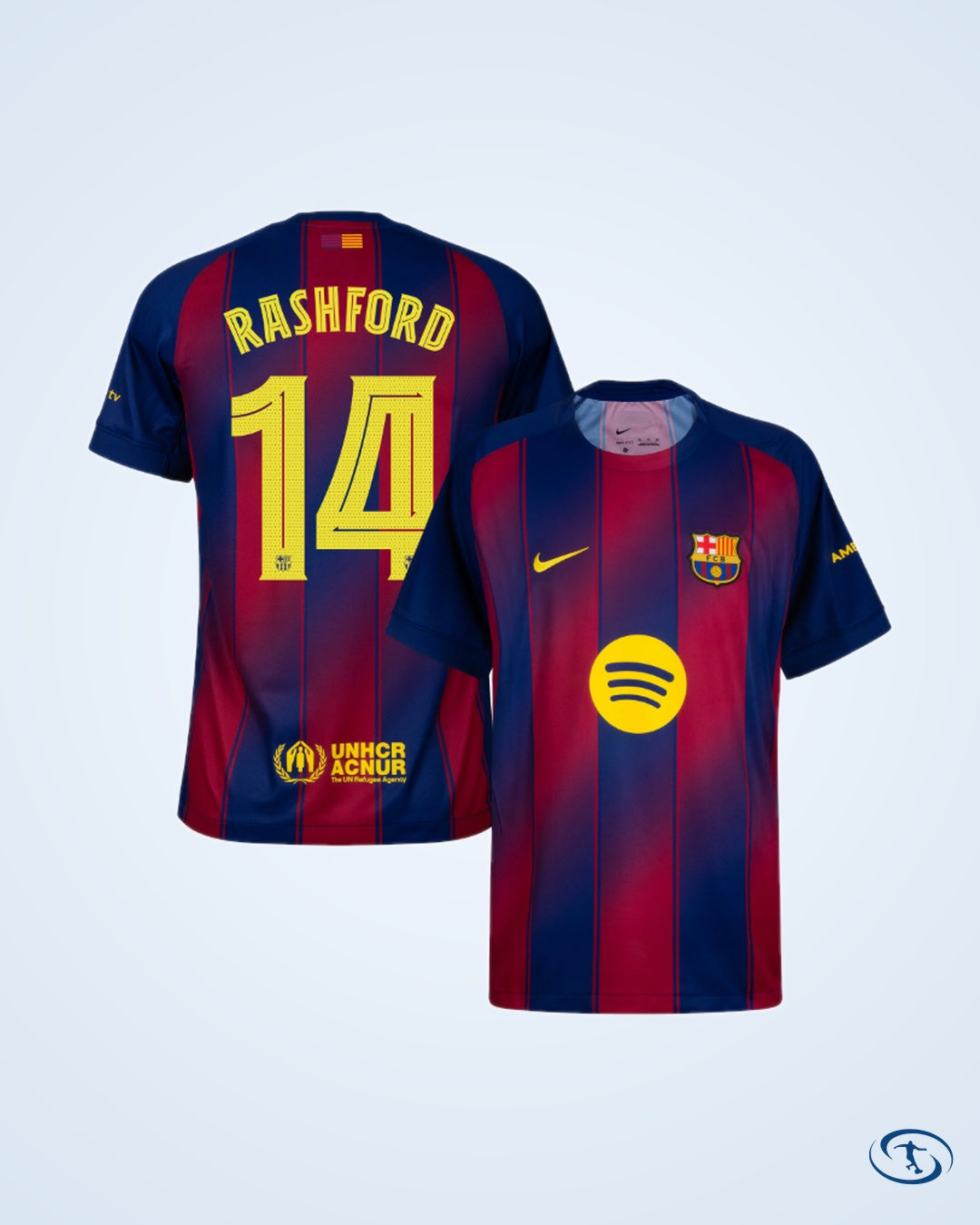 Barcelona Home Fan Version Shirt 2025-2026 Fan (Champions League) - Men's