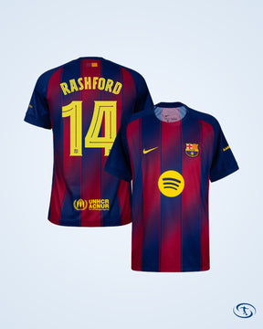 Barcelona Home Fan Version Shirt 2025-2026 Fan (Champions League) - Men's