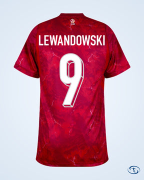 Poland Away KIDS Lewandowski 9 Shirt 2026-2027 (Fan Style Printing) - Kids