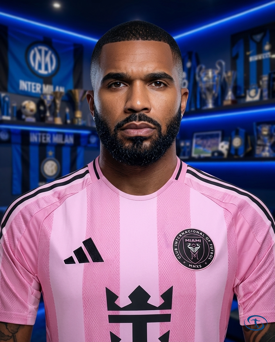 Camisa Inter Miami Home 2025/26 - Torcedor Adidas Masculino - Rosa - Badge Close-Up | Sant Sport