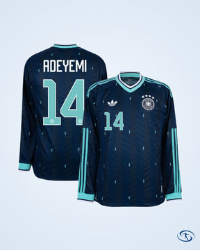 Germany Authentic Away L/S Player Number Shirt 2026-2027 (Official Printing) - Men's