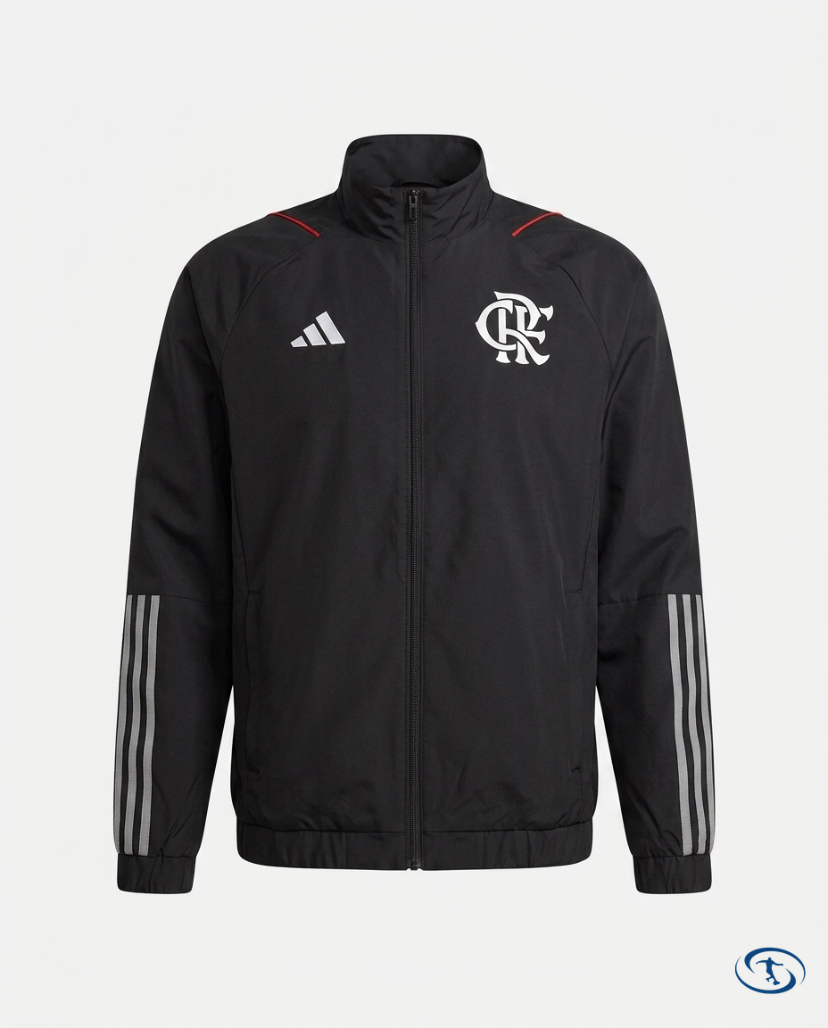 Flamengo Adidas Men's - Black Windbreaker - Packshot | Sant Sport
