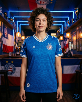 Bahia IIII Jersey 2024/25 - Women's Reebok - Blue - Front View | Sant Sport