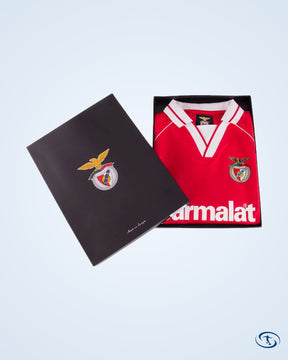 S.L. Benfica Home Isaías 11 Retro Shirt 1994-1995 (Retro Flock Printing) - Men's