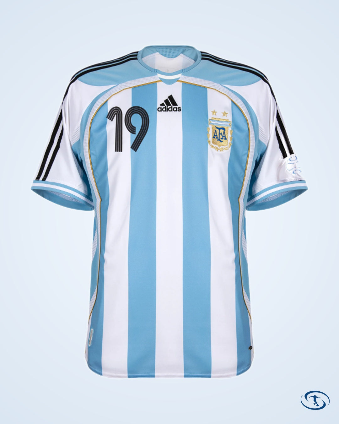 Argentina Home Messi 19 Shirt 2006 (Reissue) - Men's | Sant Sport