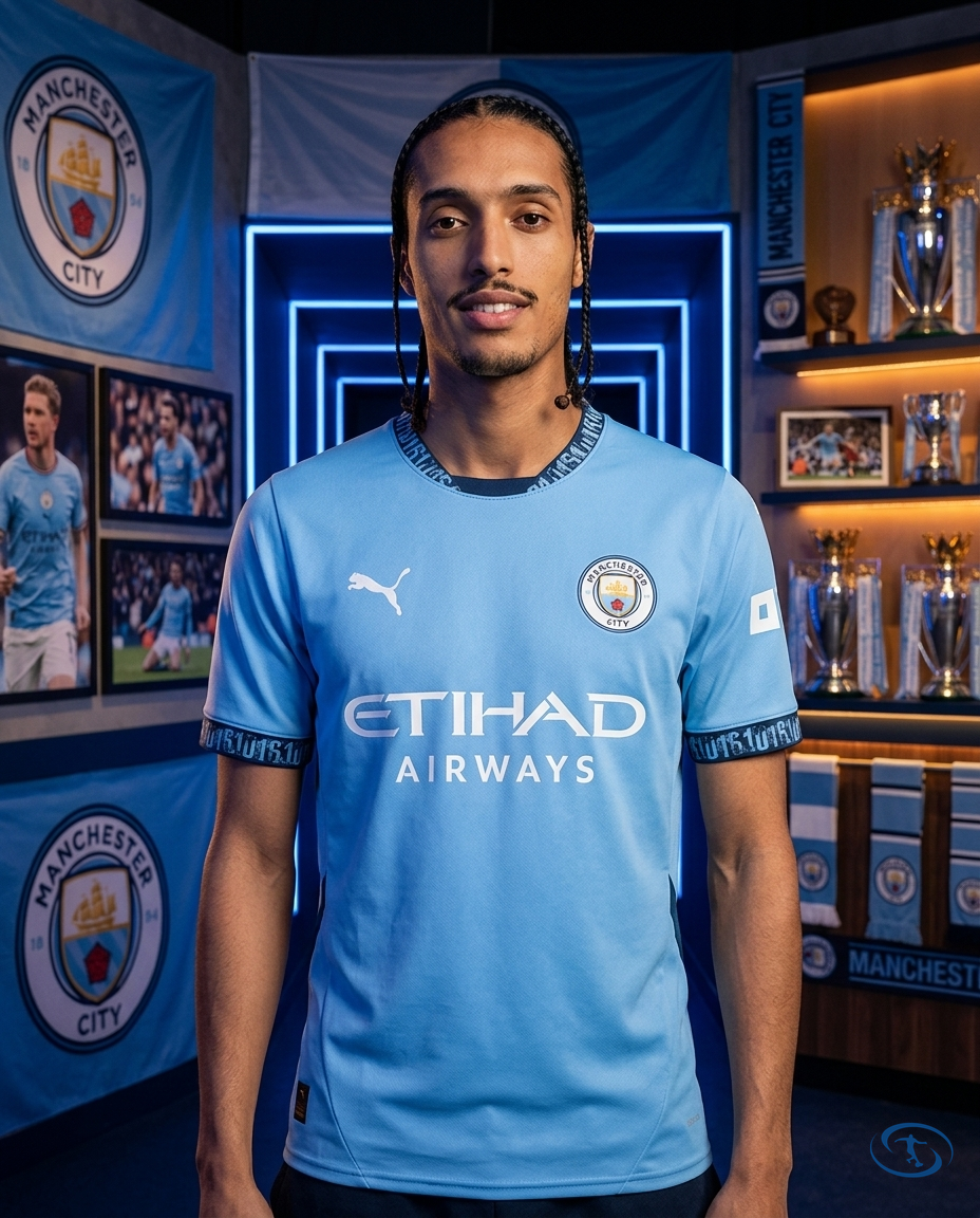 Camisa Manchester City Home 24/25 - Torcedor Puma Masculino - Azul - Front View | Sant Sport