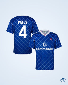 Score Draw Chelsea Home Retro Shirt 1987-1988 (Retro Flock Printing) - Men's