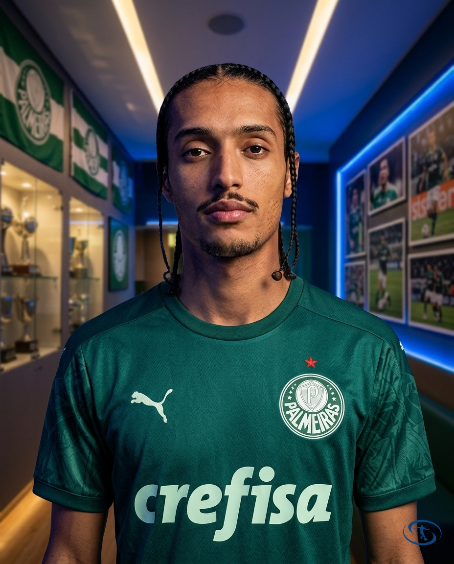Palmeiras Jersey Third 2020/21 Retro Puma Men's - Green - Badge Close-Up | Sant Sport