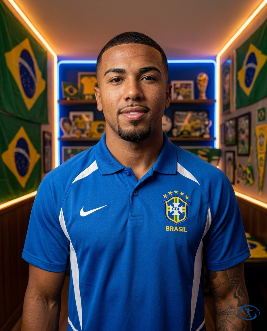 Camisa Seleção Brasileira II Retrô 2002 Torcedor Nike Masculina - Azul - Badge Close-Up | Sant Sport