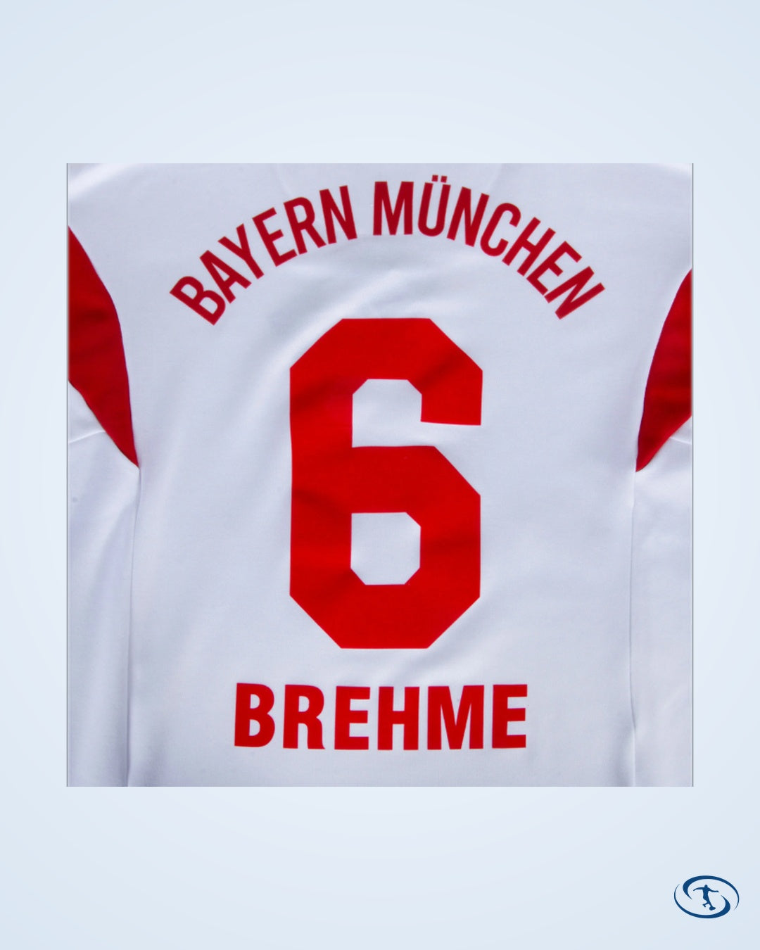FC Bayern Munich Brehme 6 Retro Shirt 1987-88 (Retro Flock Printing) - Men's