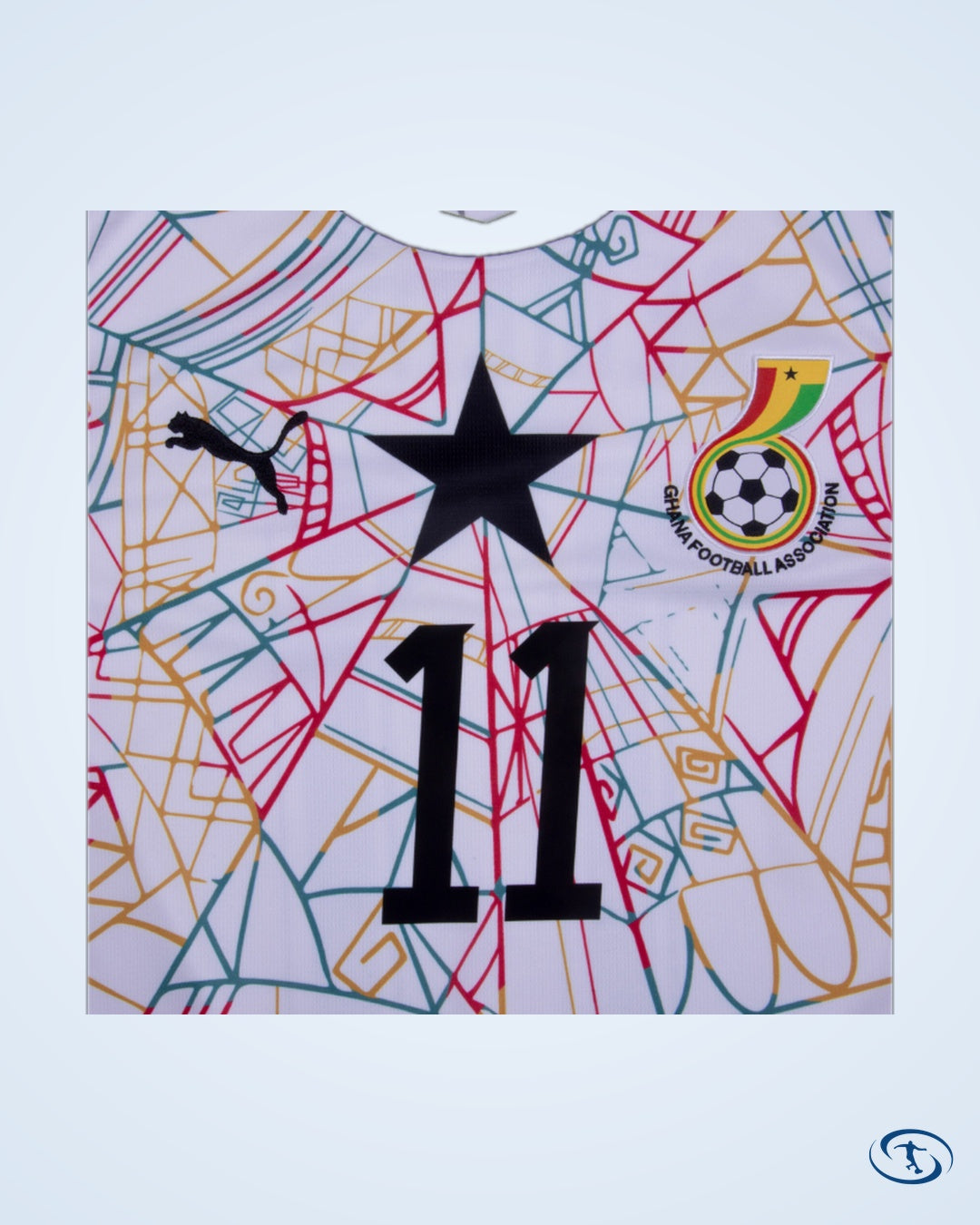 Ghana Home Semenyo 11 Shirt 2026-2027 (Official Printing) - Men's